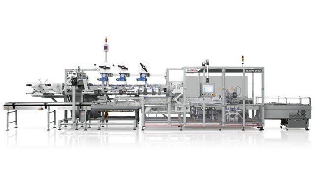 Ima Ilapak Delta Flobag horizontal flow wrap packaging machine flow wrapper for personal care sanitizer wet wipes